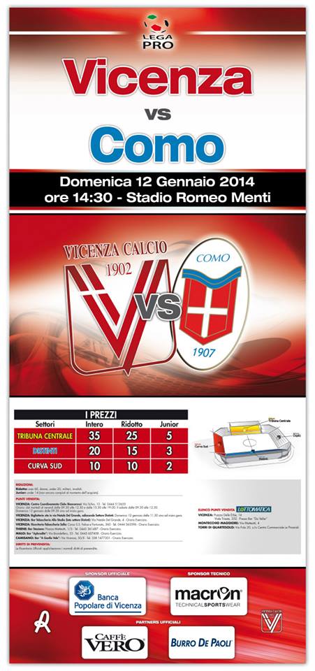 Vicenza-Como 0-1 (17^ giornata)