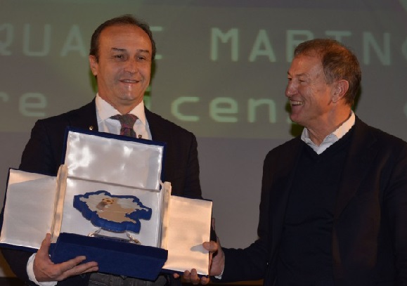 Brighenti e Marino premiati al Galà del calcio Triveneto