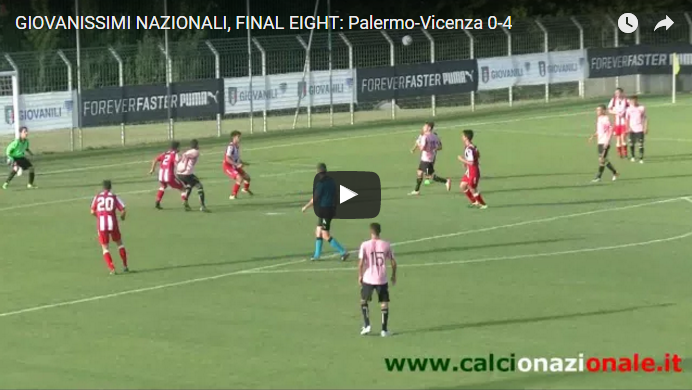 Gli highlights di Vicenza-Palermo 4-0 Under 15