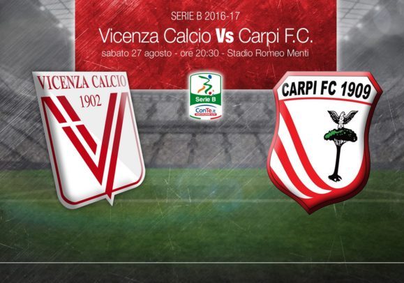 Vicenza-Carpi: 0-2 (1^ giornata)