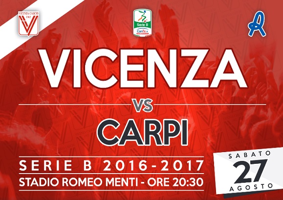 Verso Vicenza-Carpi: i biglietti
