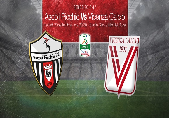 Ascoli-Vicenza (5^ giornata): 2-0