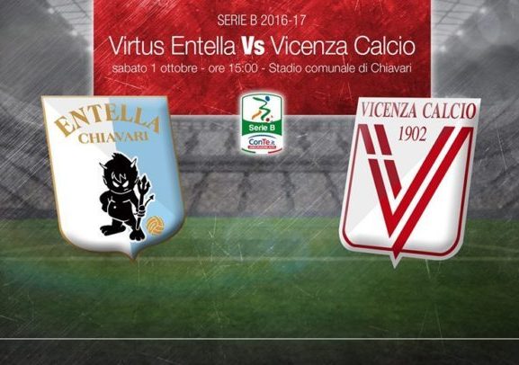 Virtus Entella-Vicenza: 4-1 (7^ giornata)