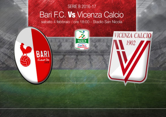 Bari-Vicenza: 2-1 (24^ giornata)