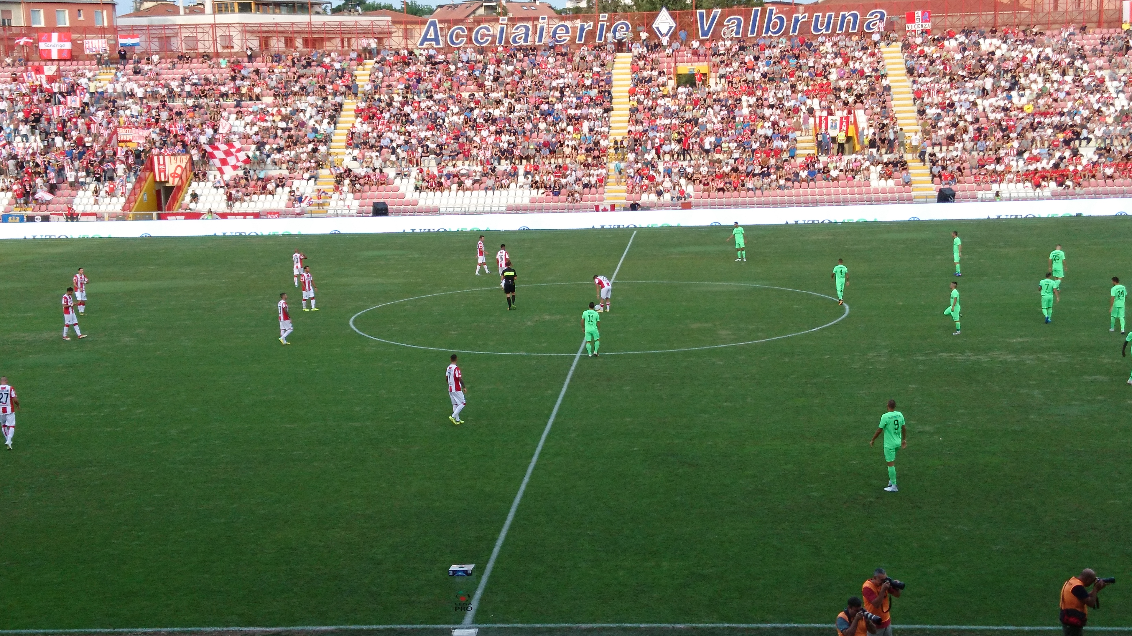 L.R.Vicenza-Giana Erminio: 0-0 (1^ giornata)