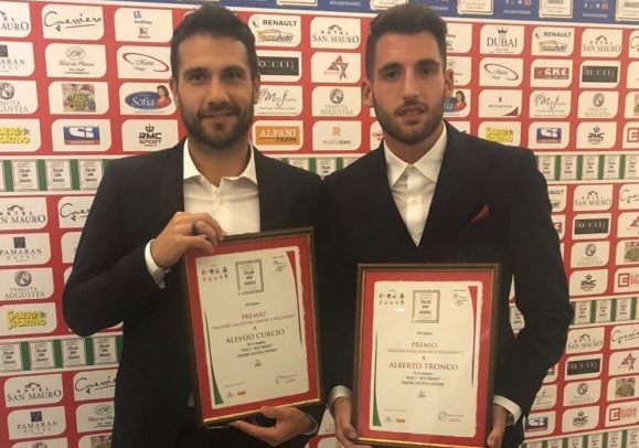 Curcio e Tronco premiati agli Italian sport awards