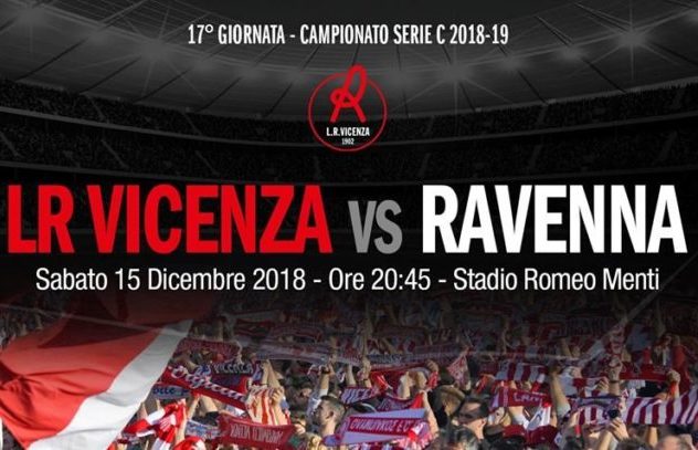 L.R. Vicenza-Ravenna: 1-2 (17^ giornata)