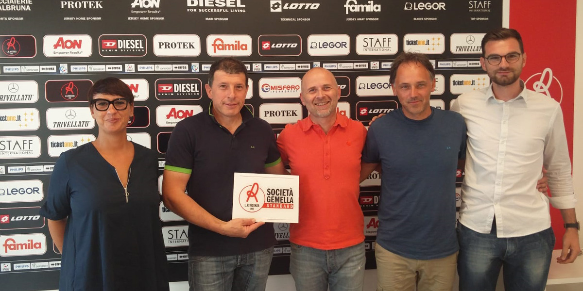 Anche l’Azzurra Sandrigo firma il gemellaggio con il LR Vicenza