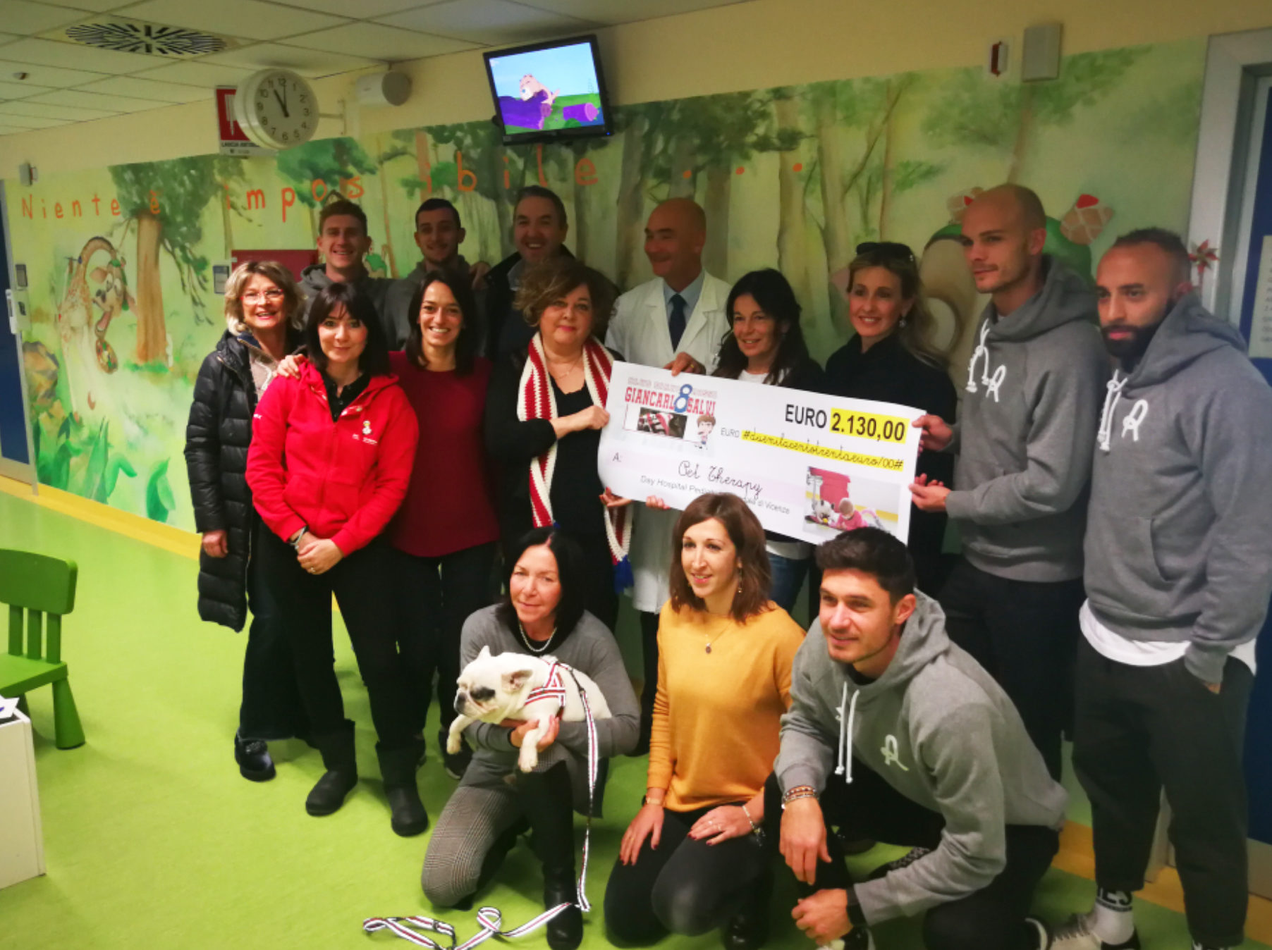 Club Salvi e L.R. Vicenza in sostegno della “Pet Therapy”
