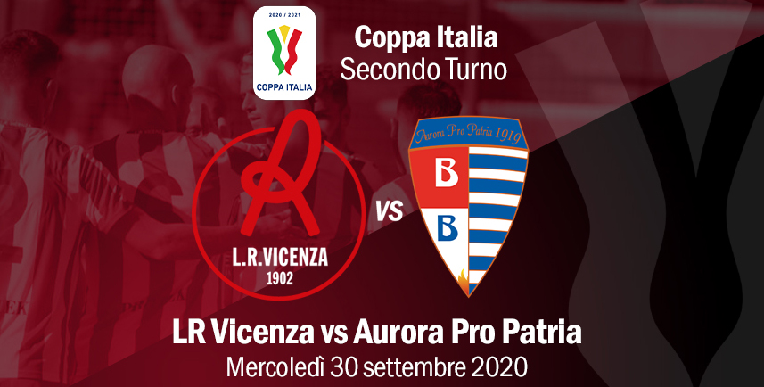 Coppa Italia: L.R. Vicenza-Pro Patria cambia orario