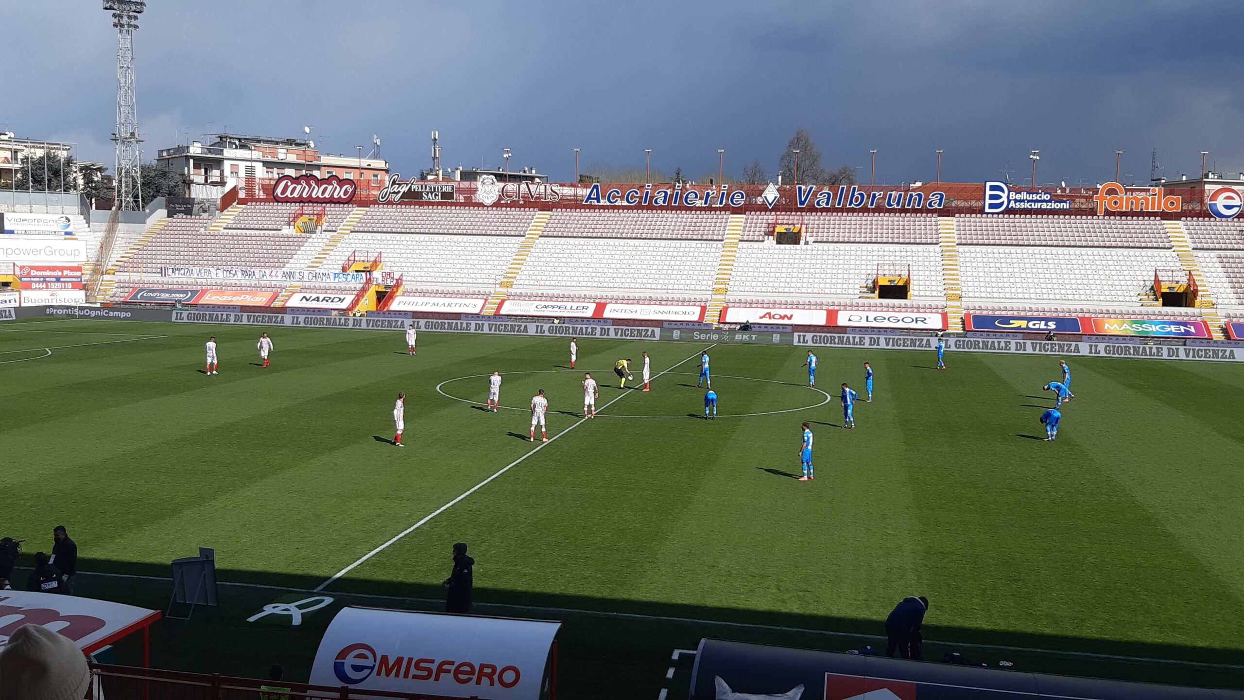 L.R. Vicenza-Pescara: 1-0 (30^ giornata)