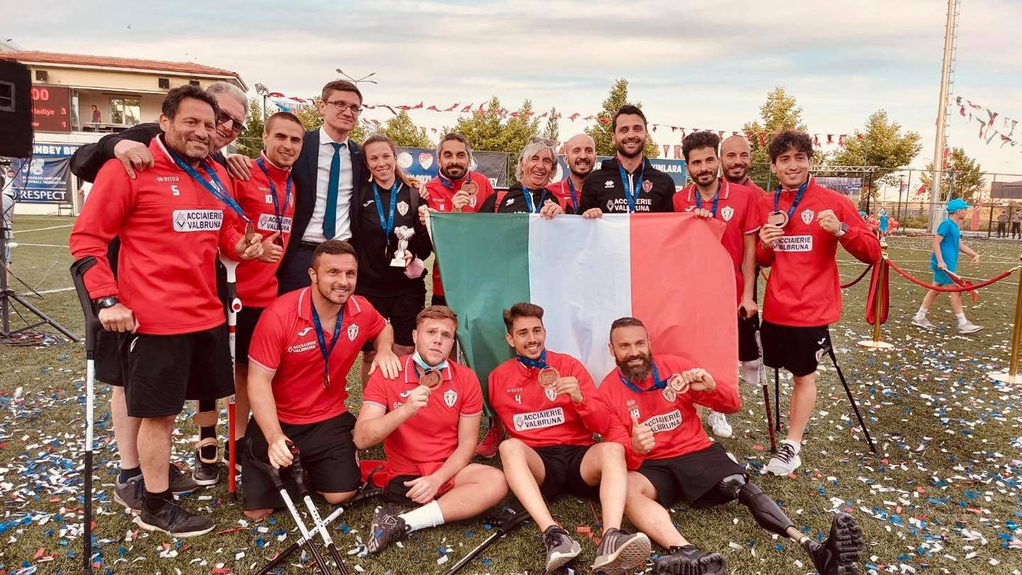 Vicenza Calcio Amputati, medaglia di bronzo all’EAFF Champions League