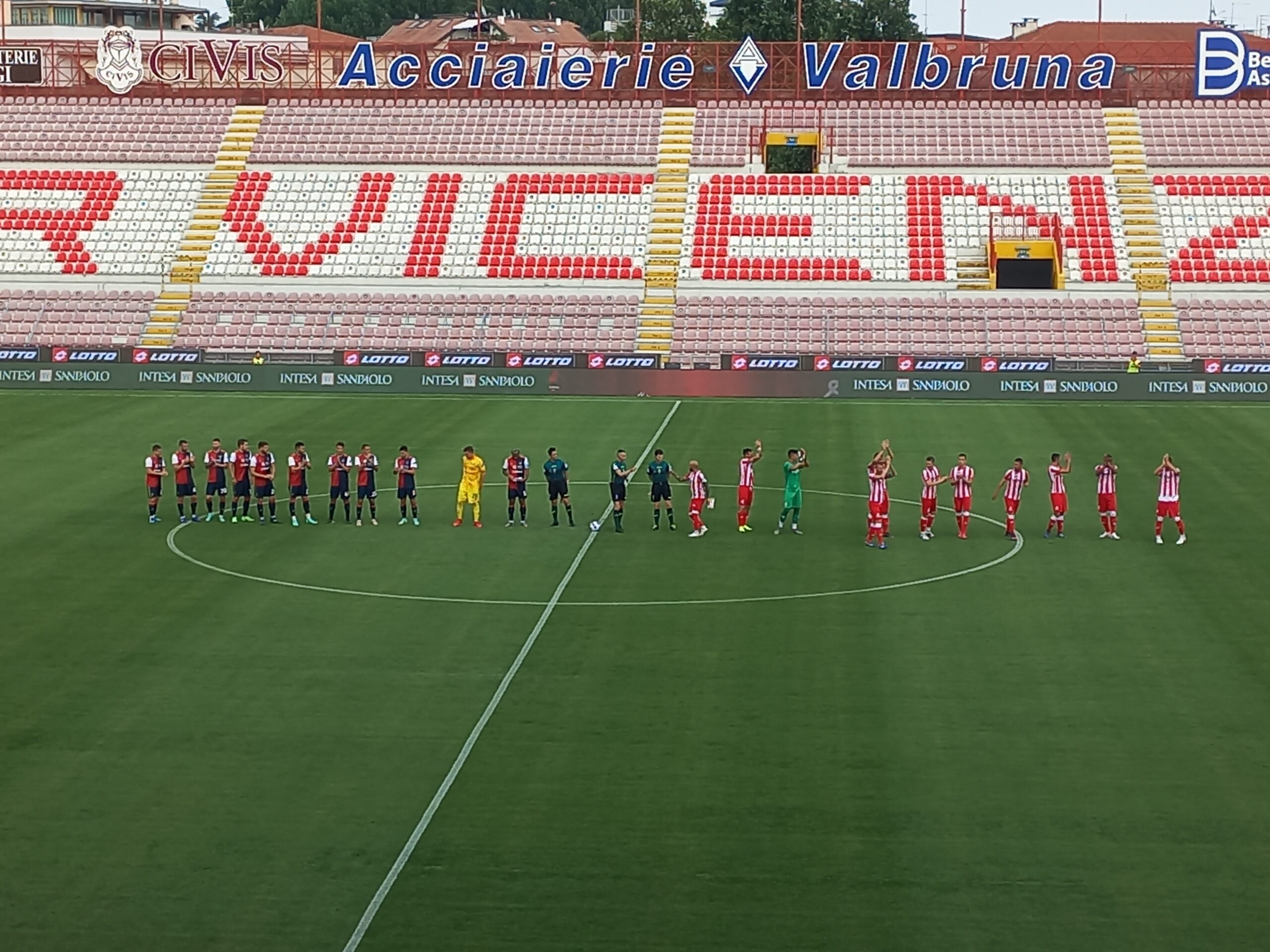 L.R. Vicenza-Cagliari: 0-3 (amichevole)