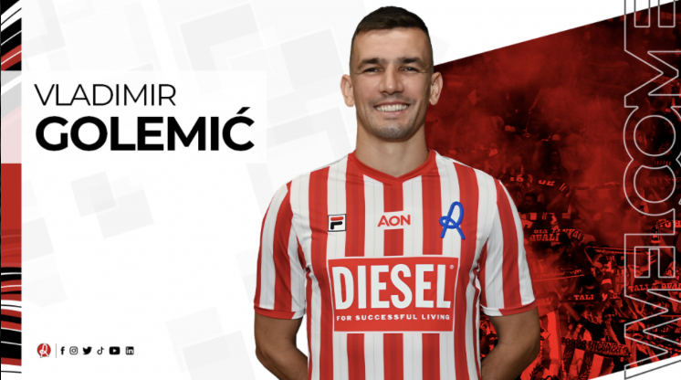 Ufficiale: Vladimir Golemić è un nuovo giocatore biancorosso