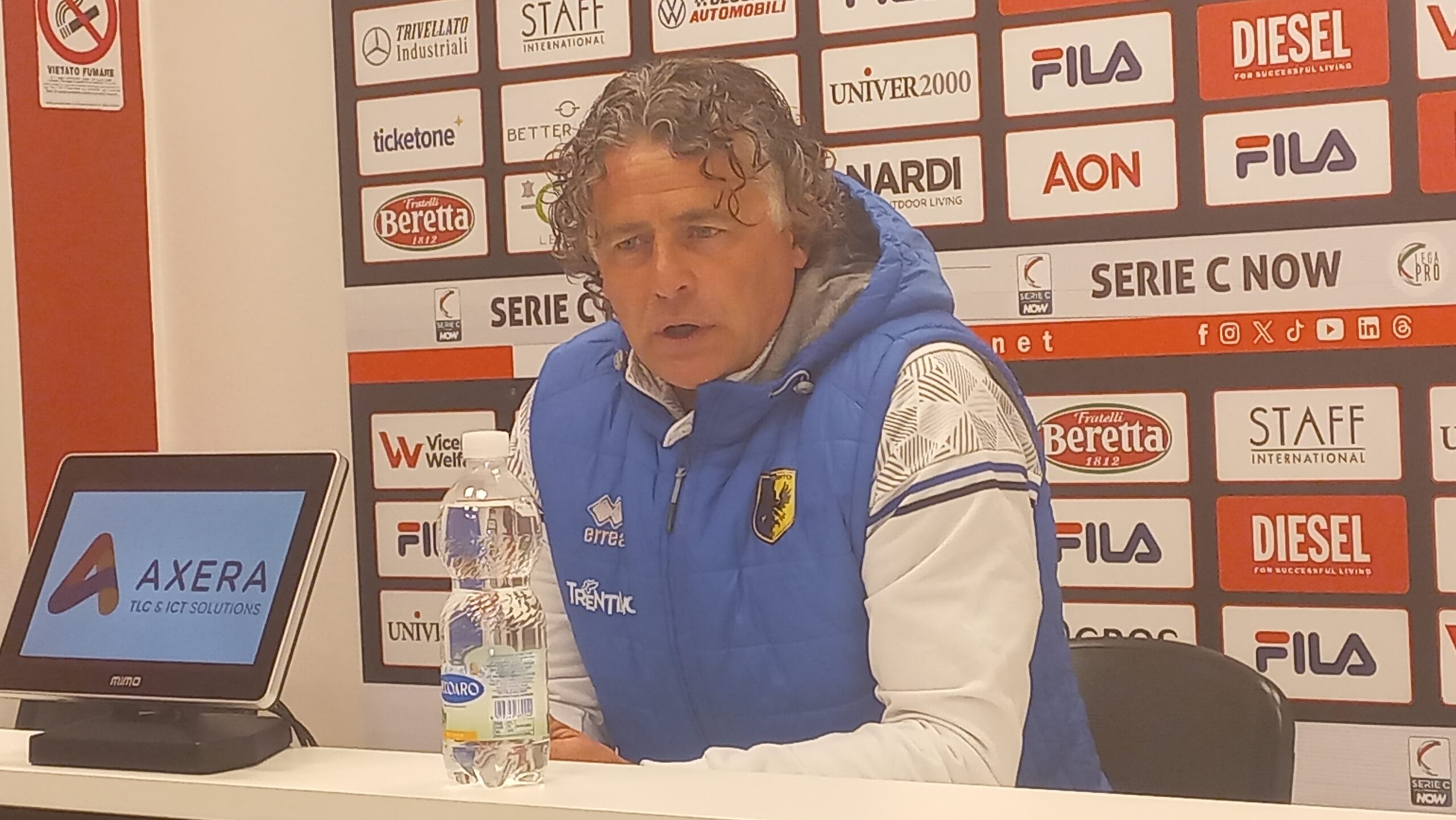 Baldini: “Faccio i complimenti al LR Vicenza perché è una squadra tosta e messa bene in campo“